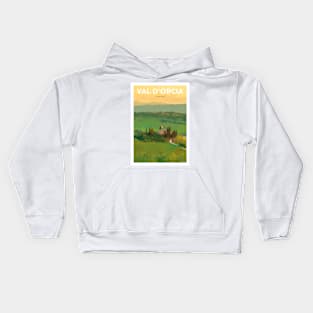 Val d'Orcia, Tuscany, Italy Kids Hoodie